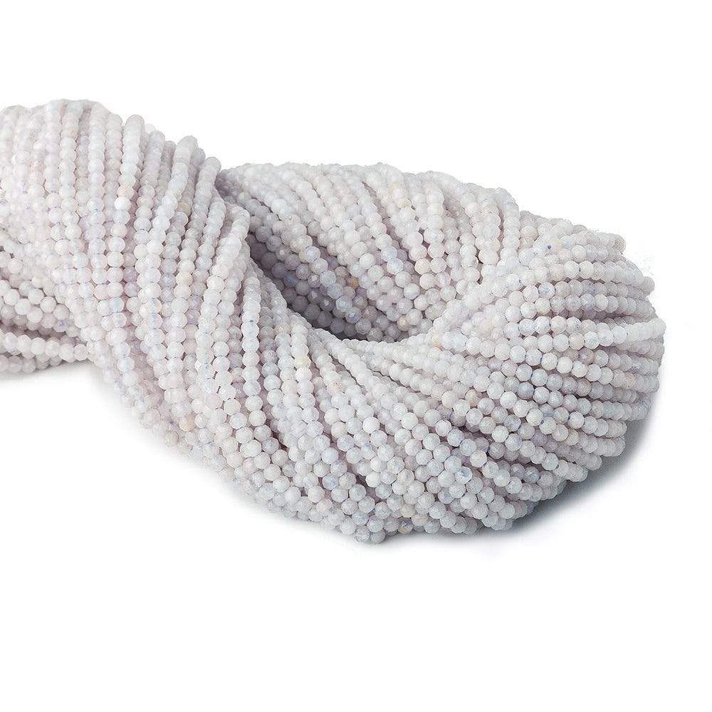 2mm Pale Cape Amethyst microfaceted round beads 13 inch 170 pieces