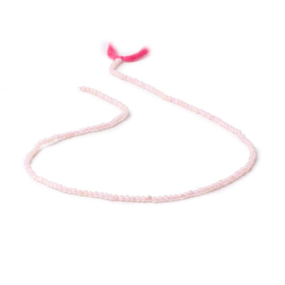 2mm Pink Peruvian Opal Micro Faceted Round Beads 12.5 inch 162 pieces