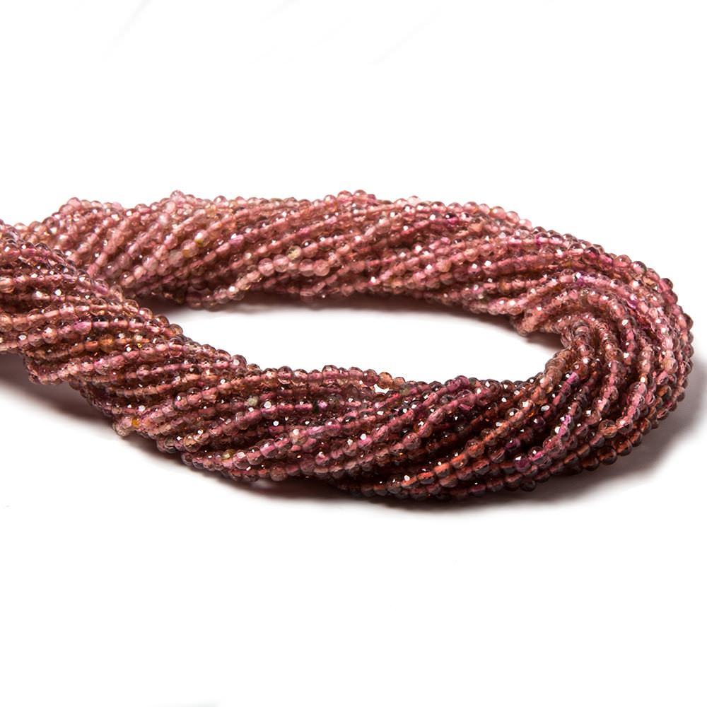 2mm Pink Tourmaline Faceted Rounds 14.25 inch 160 pieces