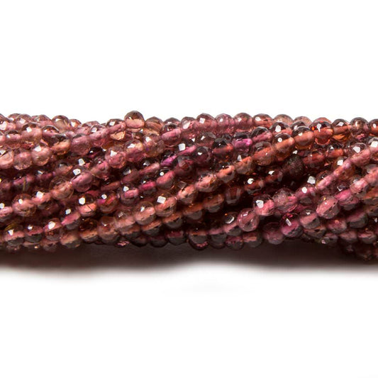 2mm Pink Tourmaline Faceted Rounds 14.25 inch 160 pieces