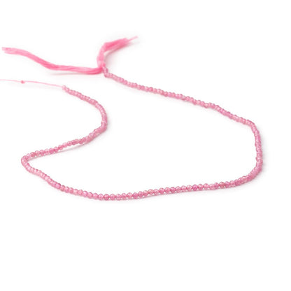 2mm Pink Tourmaline Micro Faceted Round Beads 12.5 inch 174 pieces