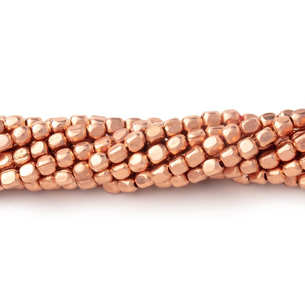 2mm Polished Cube Beads