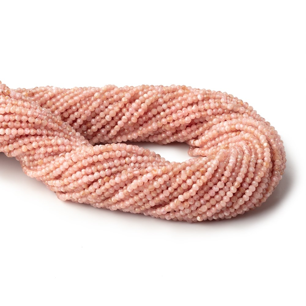 2mm Rhodochrosite Micro Faceted Round 12.5 inch 168 Beads