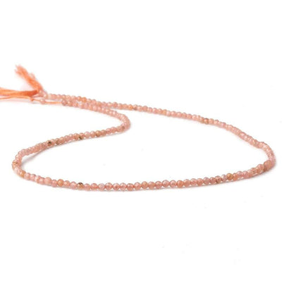 2mm Rhodochrosite micro faceted round beads 12.5 inch 160 pieces