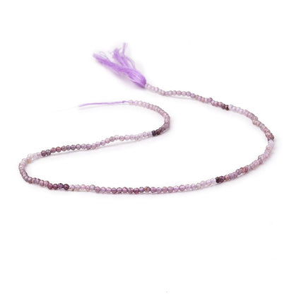 2mm Shaded Purple Spinel Micro Faceted Round Beads 12.5 inch 160 pieces AA