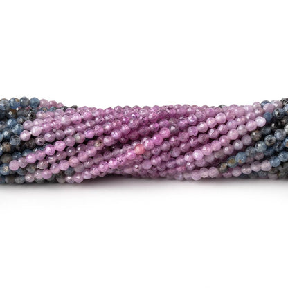 2mm Umba Sapphire Micro Faceted Round Beads 13 inch 164 pieces AAA