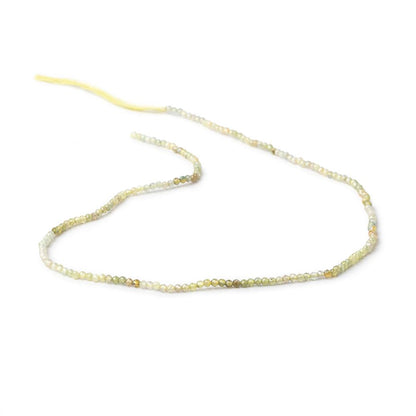 2mm Yellow Sapphire Micro Faceted Round Beads 12.5 inch 180 pieces