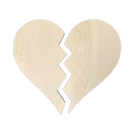 Trekell Broken Heart Panel - Wooden Painting Canvas
