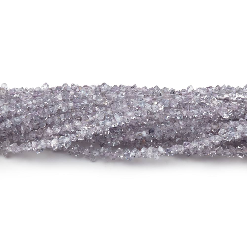 2x1-3x1.5mm Lilac Double Terminated Quartz Beads 15.5 inch 300 pieces