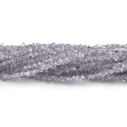 2x1-3x1.5mm Lilac Double Terminated Quartz Beads 15.5 inch 300 pieces