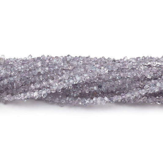 2x1-3x1.5mm Lilac Double Terminated Quartz Beads 15.5 inch 300 pieces
