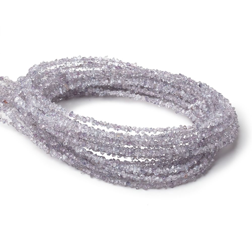 2x1-3x1.5mm Lilac Double Terminated Quartz Beads 15.5 inch 300 pieces
