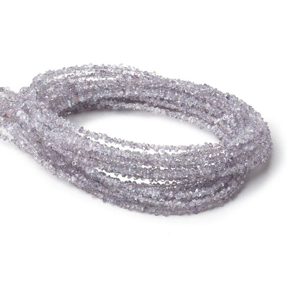 2x1-3x1.5mm Lilac Double Terminated Quartz Beads 15.5 inch 300 pieces