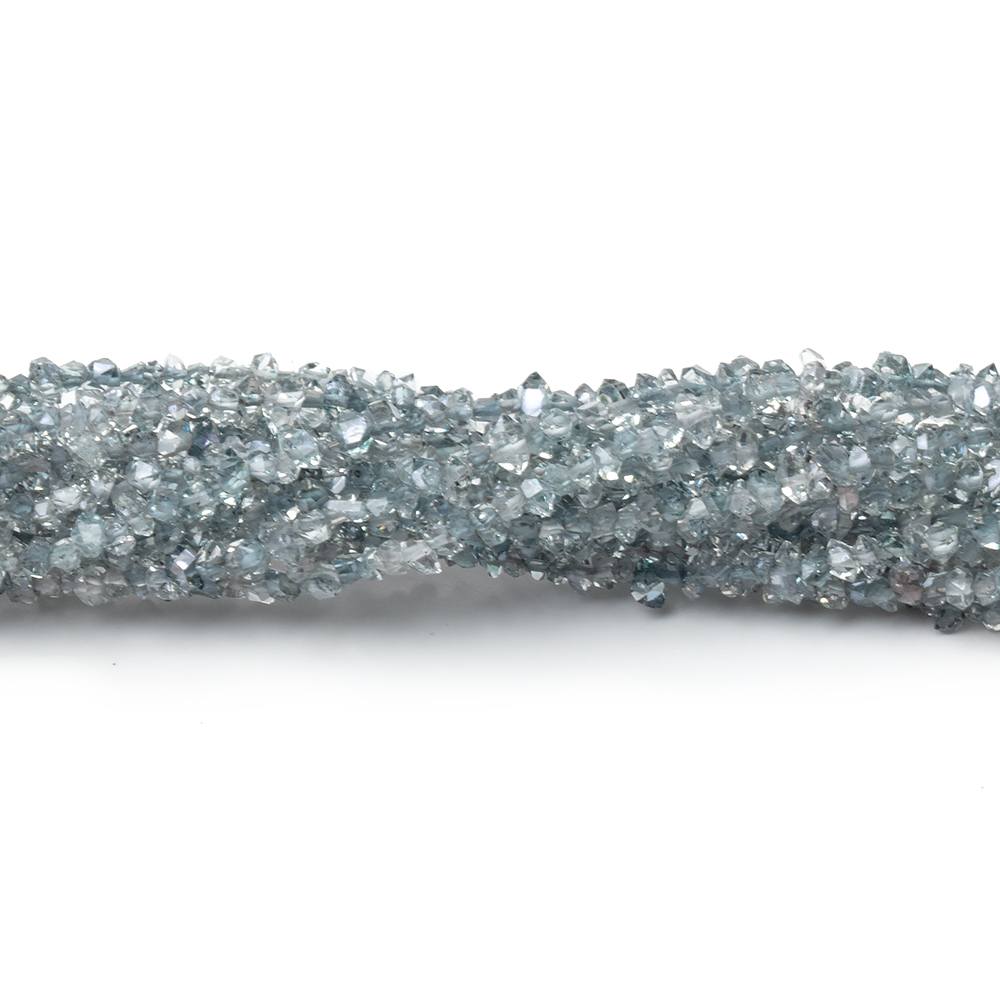 2x1-3x1.5mm Teal Double Terminated Quartz Beads 15.5 inch 300 pieces