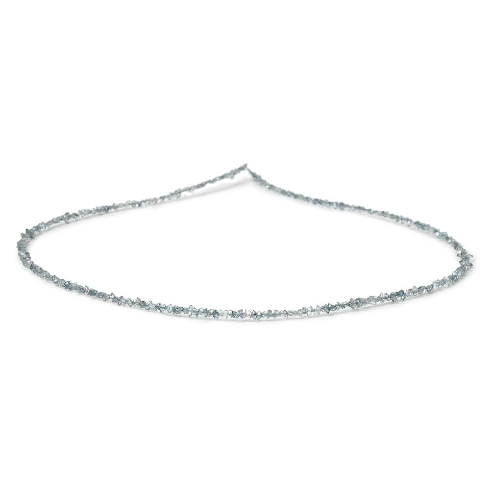 2x1-3x1.5mm Teal Double Terminated Quartz Beads 15.5 inch 300 pieces