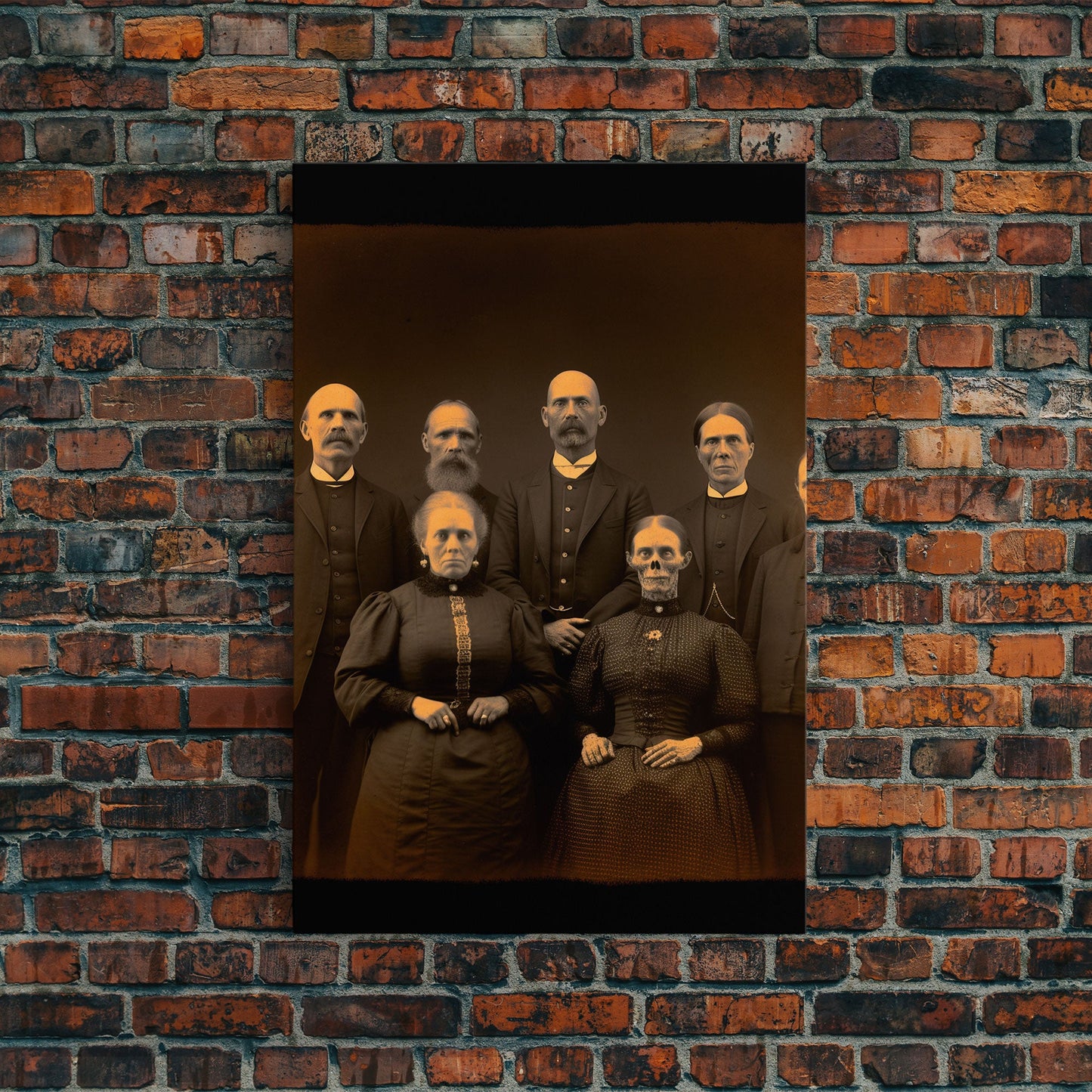 Halloween Wall Art, Spooky Room Decor, Horror Decor, Creepy Art, Ghost Art, Dark Fantasy, Canvas Print, Wall Art, Vertical Print, Room Decor