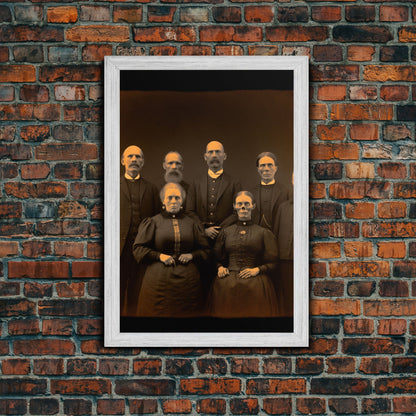 Halloween Wall Art, Spooky Room Decor, Horror Decor, Creepy Art, Ghost Art, Dark Fantasy, Canvas Print, Wall Art, Vertical Print, Room Decor