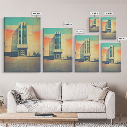 Architecture  Art, Architecture Print, Urban Art, Fine Art Print, Minimalist Art, Canvas Print, Wall Hanging Portrait Art, Office Wall Decor