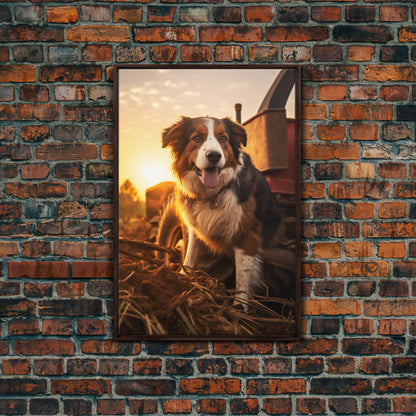 Bernese Mountain Dog Wall Print, Dog Wall Art, Farmhouse Wall Art, Wall Art, Framed Wall Art, Framed Canvas. Wall Print, Wall Canvas