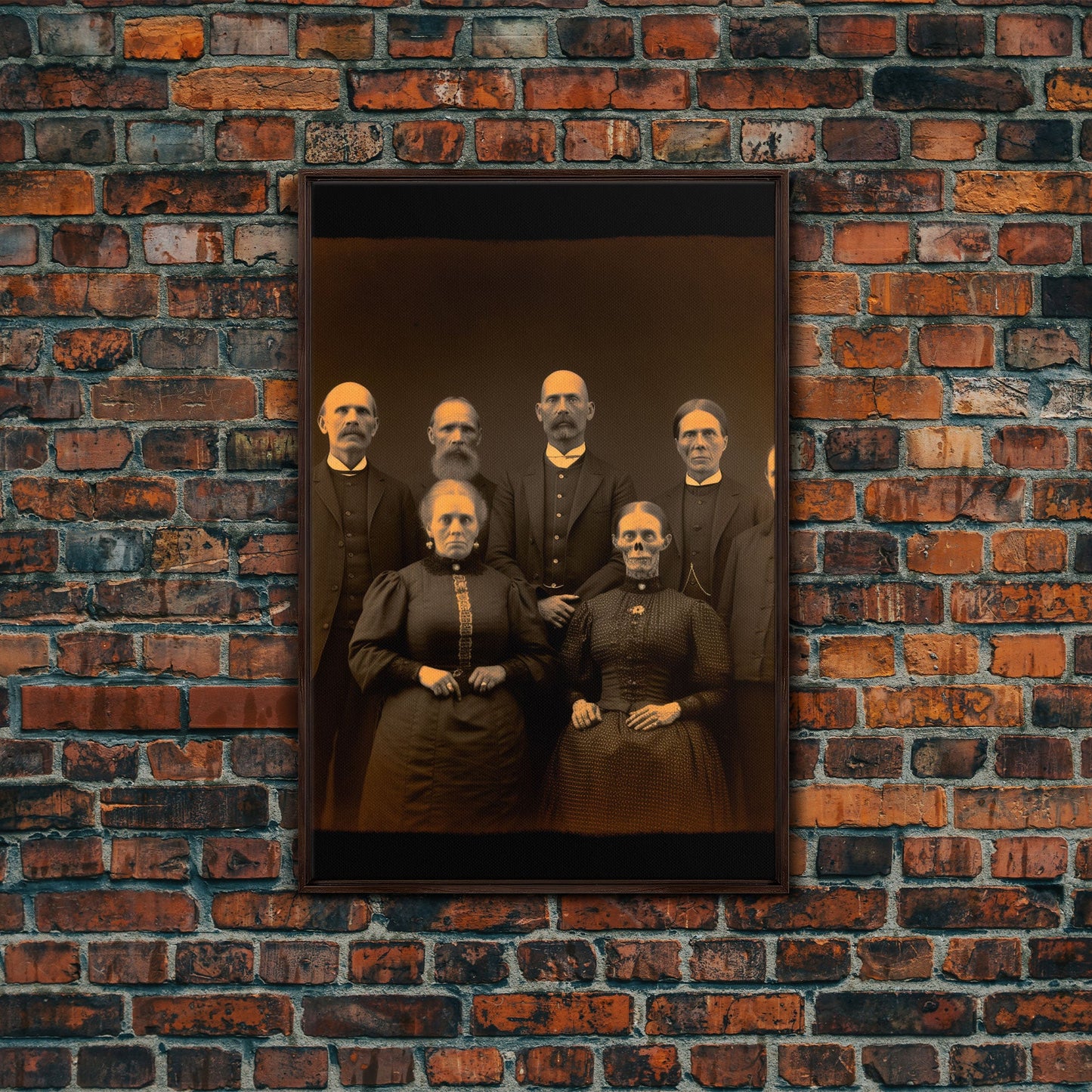 Halloween Wall Art, Spooky Room Decor, Horror Decor, Creepy Art, Ghost Art, Dark Fantasy, Canvas Print, Wall Art, Vertical Print, Room Decor