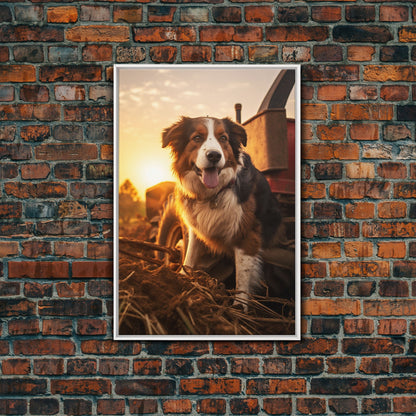 Bernese Mountain Dog Wall Print, Dog Wall Art, Farmhouse Wall Art, Wall Art, Framed Wall Art, Framed Canvas. Wall Print, Wall Canvas