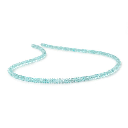 3-3.5mm Apatite faceted rondelles 16 inch 148 beads