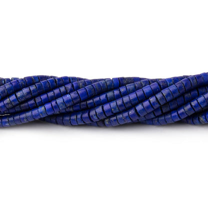 3-3.5mm Lapis Lazuli Hand Cut Heishi Beads 15 inch 200 pieces
