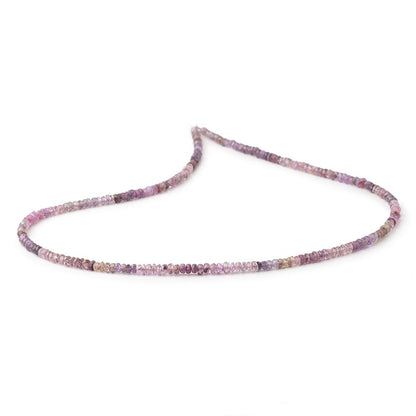 3-3.5mm Multi Color Spinel Faceted Rondelle Beads 16 inch 242 pieces