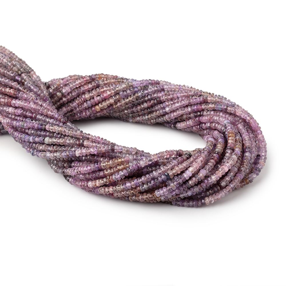 3-3.5mm Multi Color Spinel Faceted Rondelle Beads 16 inch 242 pieces