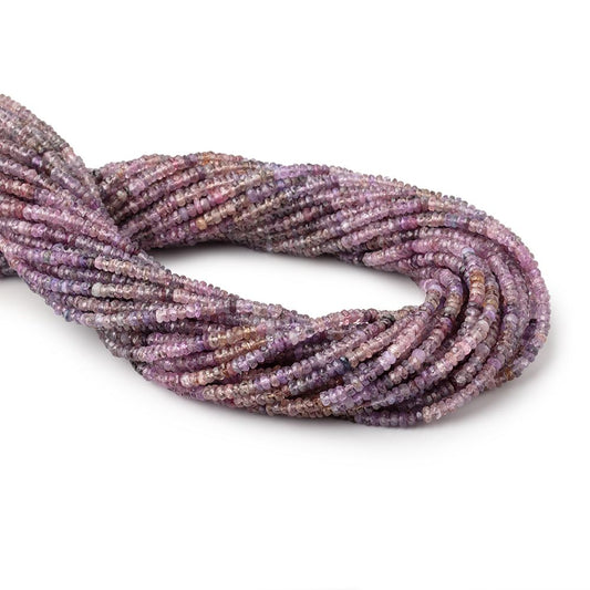3-3.5mm Multi Color Spinel Faceted Rondelle Beads 16 inch 242 pieces