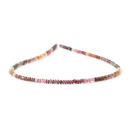 3-3.5mm Multi Color Spinel Plain Rondelle Beads 16 inch 220 pieces