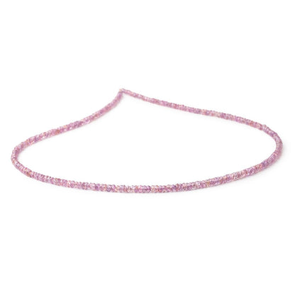 3-3.5mm Purple Spinel faceted rondelles 16 inch 239 beads AA grade