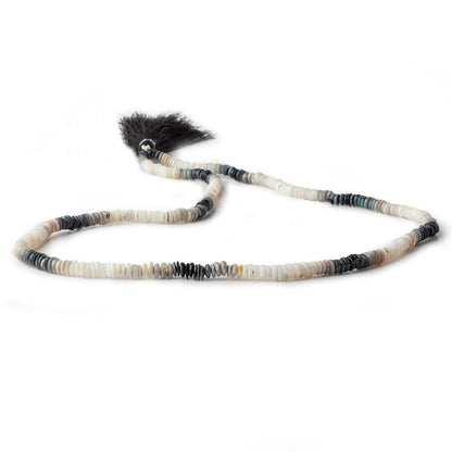 3-4mm Australian Opal Plain Rondelle Beads 18 inch 350 pieces A