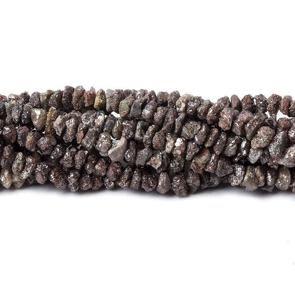 3-4mm Chocolate Brown Diamond crystal nugget beads 15 inch 215 pieces