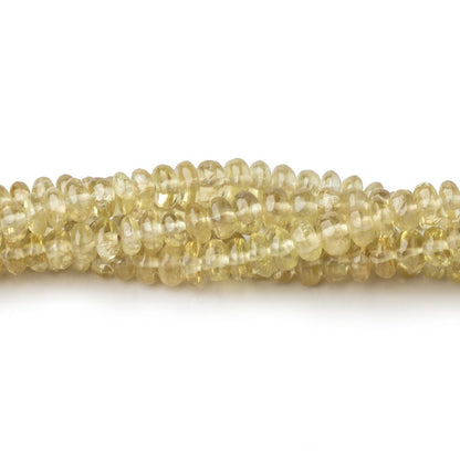 3-4mm Grossular Garnet Plain Rondelle Beads 16 inch 206 pieces AA