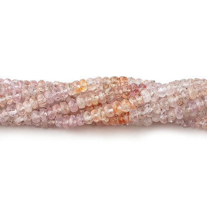 3-4mm Multi Color Topaz faceted rondelle beads 18 inch 200 pieces A grade