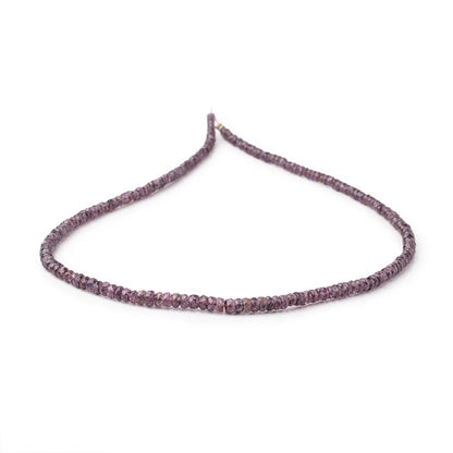 3-4mm Purple Spinel Faceted Rondelle Beads 16 inch 190 pieces AA
