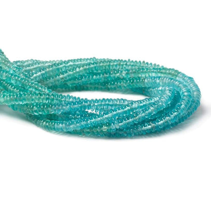 3-4mm Shaded Apatite Plain Rondelle Beads 13 inch 225 pieces