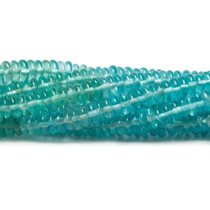 3-4mm Shaded Apatite Plain Rondelle Beads 13 inch 225 pieces