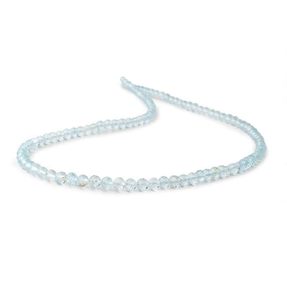 4.5-5.5mm Sky Blue Topaz Faceted Round Beads 16 inch 73 pieces