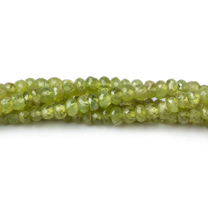 3-4mm Sphene faceted rondelle beads 18 inch 200 pieces AA