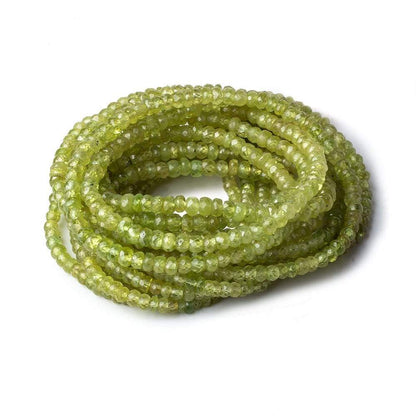 3-4mm Sphene faceted rondelle beads 18 inch 200 pieces AA