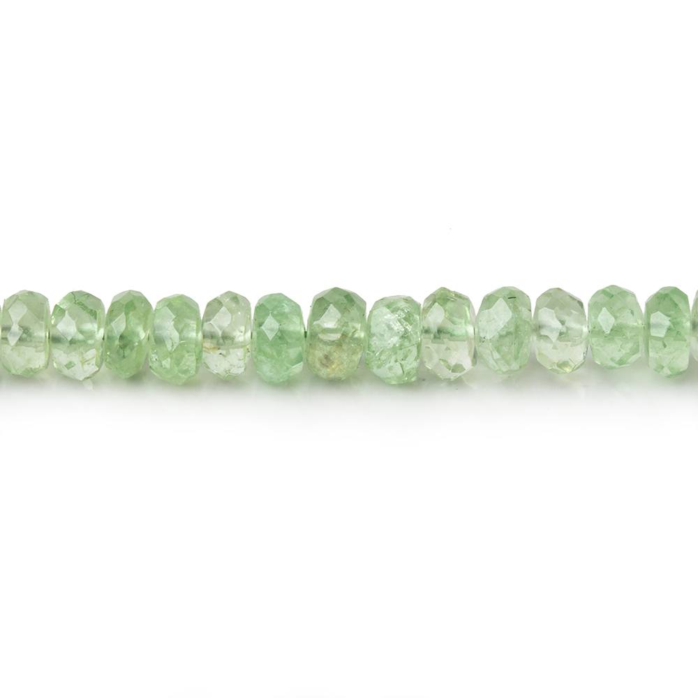 3-4mm Tsavorite Garnet Faceted Rondelle Beads 15.75 inch 187 pieces