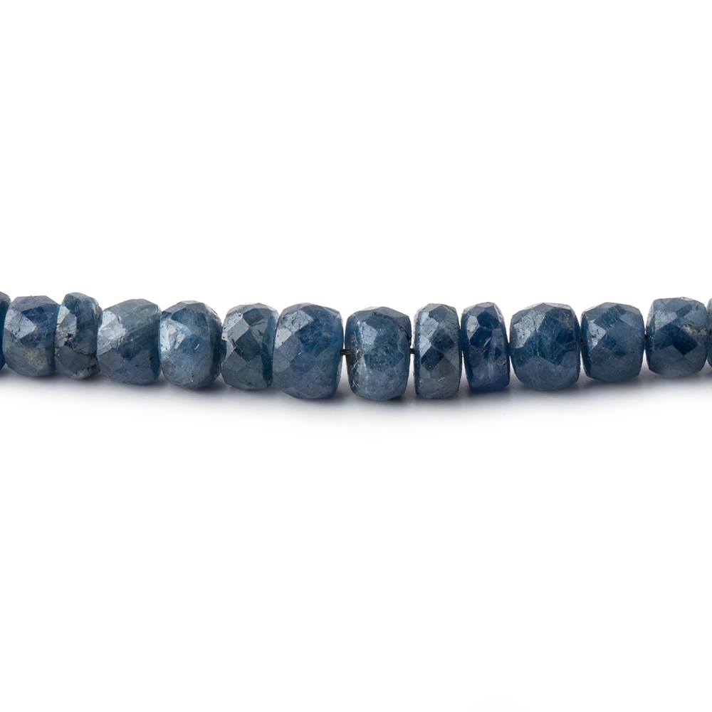3-5.5mm Blue Sapphire Faceted Rondelle Beads 16 inch 156 pieces