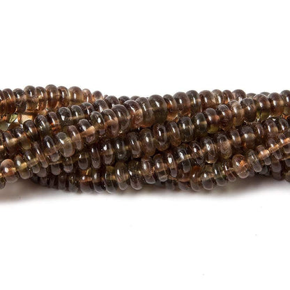 3-5mm Andalusite plain rondelle Beads 14 inch 110 pieces