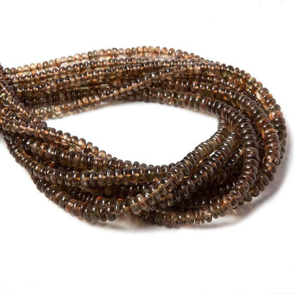 3-5mm Andalusite plain rondelle Beads 14 inch 110 pieces