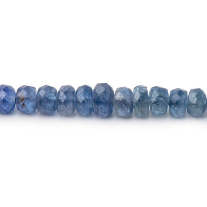 3-5mm Blue Sapphire Faceted Rondelle Beads 15.5 inch 168 pieces