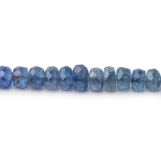 3-5mm Blue Sapphire Faceted Rondelle Beads 15.5 inch 168 pieces