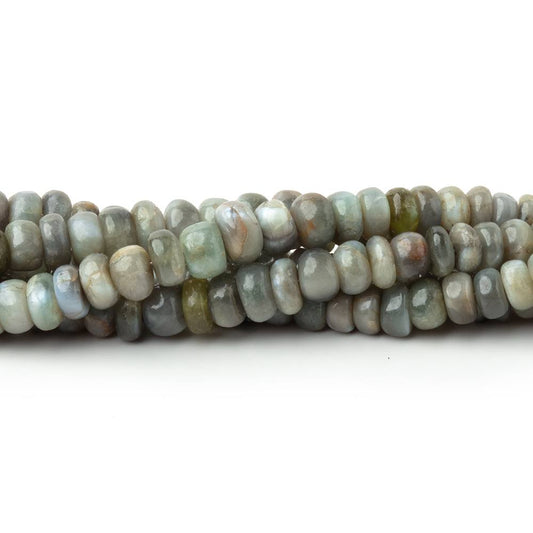 3-5mm Cat's Eye Chrysoberyl Plain Rondelle Beads 18 inch 245 pieces