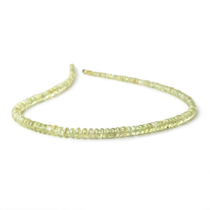 3-5mm Grossular Garnet Plain Rondelle Beads 16 inch 155 pieces